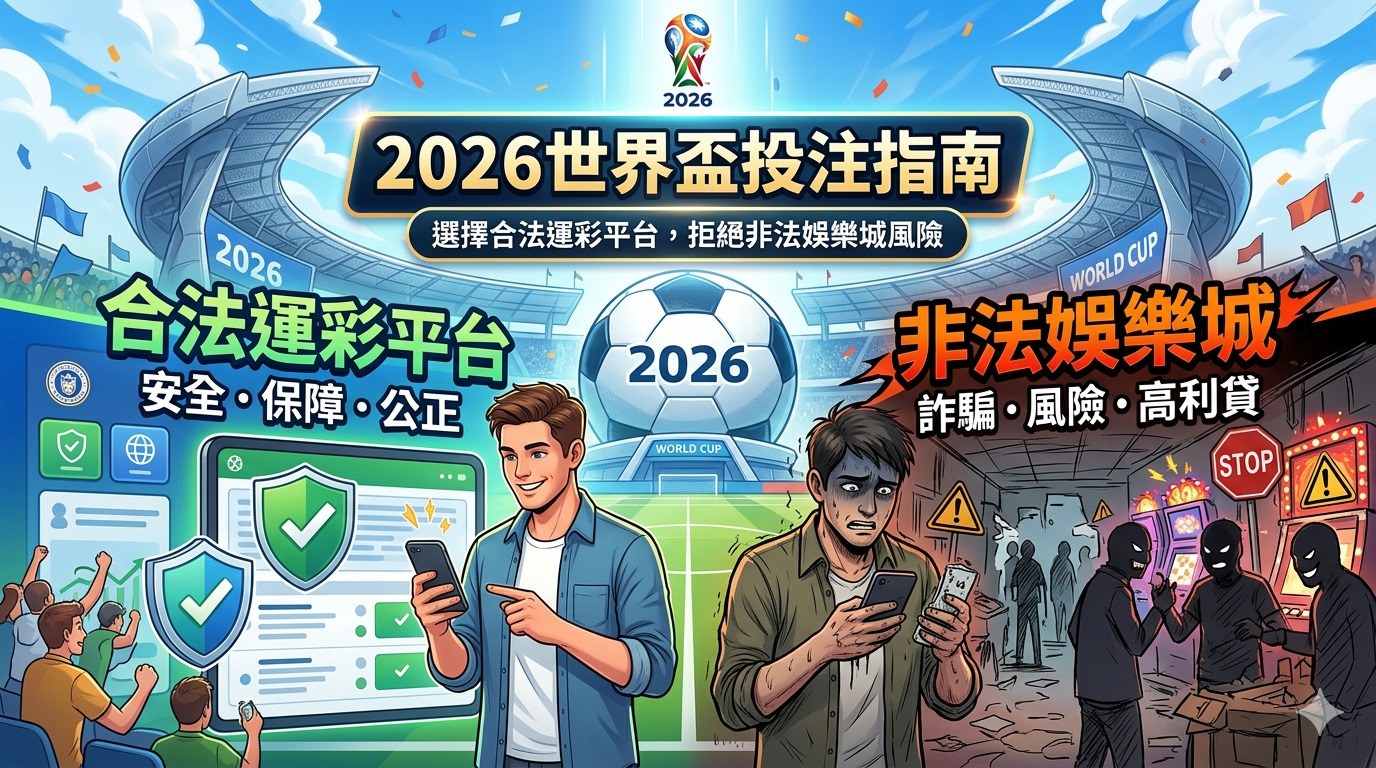2026世界盃投注指南：選擇合法運彩平台，拒絕非法娛樂城風險